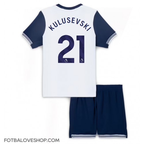 Tottenham Hotspur Dejan Kulusevski #21 Dětské Domácí Dres 2024-25 Krátký Rukáv (+ trenýrky)
