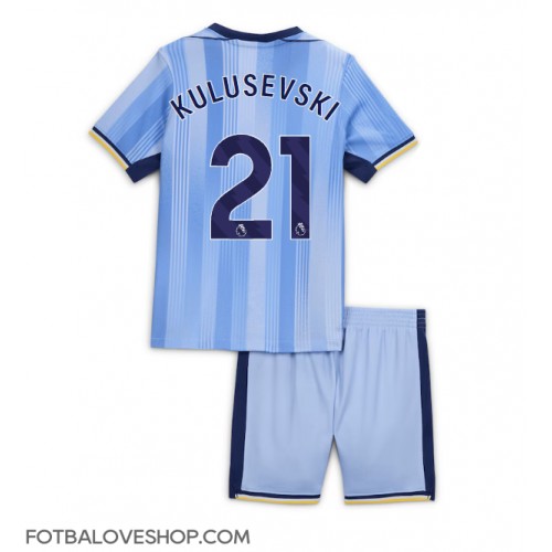 Tottenham Hotspur Dejan Kulusevski #21 Dětské Venkovní Dres 2024-25 Krátký Rukáv (+ trenýrky)