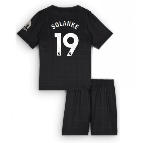 Tottenham Hotspur Dominic Solanke #19 Dětské Venkovní Dres 2025-26 Krátký Rukáv (+ trenýrky)