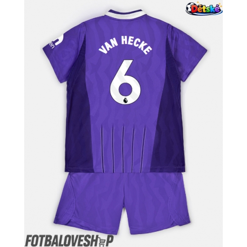 Tottenham Hotspur Jan Paul van Hecke #6 Dětské Alternativní Dres 2026-27 Krátký Rukáv (+ trenýrky)
