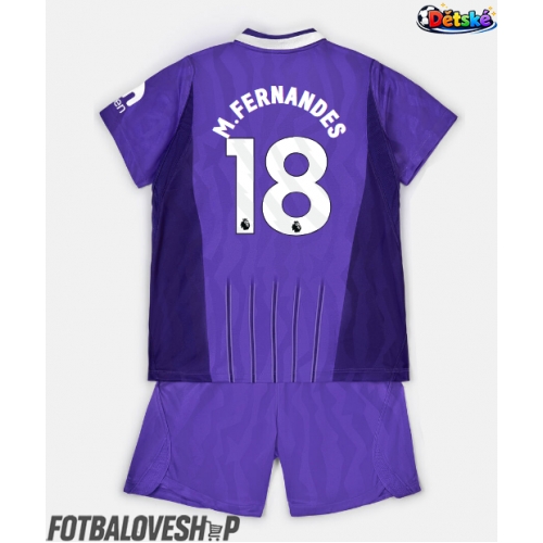 Tottenham Hotspur Mateus Fernandes #18 Dětské Alternativní Dres 2026-27 Krátký Rukáv (+ trenýrky)