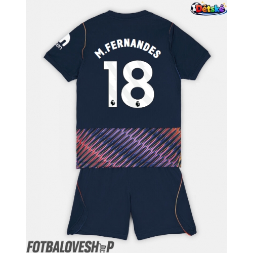 Tottenham Hotspur Mateus Fernandes #18 Dětské Venkovní Dres 2026-27 Krátký Rukáv (+ trenýrky)