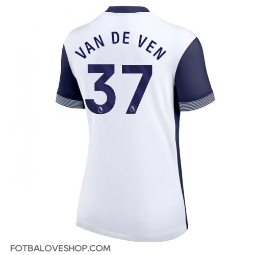 Tottenham Hotspur Micky van de Ven #37 Dámské Domácí Dres 2024-25 Krátký Rukáv