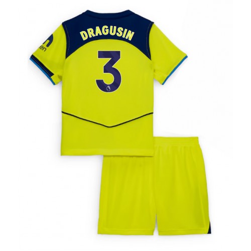 Tottenham Hotspur Radu Dragusin #3 Dětské Alternativní Dres 2025-26 Krátký Rukáv (+ trenýrky)