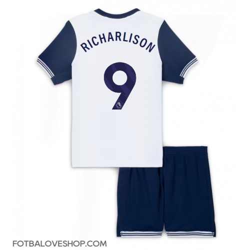 Tottenham Hotspur Richarlison #9 Dětské Domácí Dres 2024-25 Krátký Rukáv (+ trenýrky)