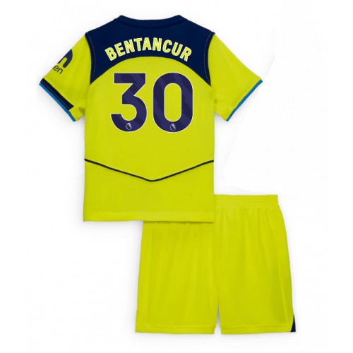 Tottenham Hotspur Rodrigo Bentancur #30 Dětské Alternativní Dres 2025-26 Krátký Rukáv (+ trenýrky)