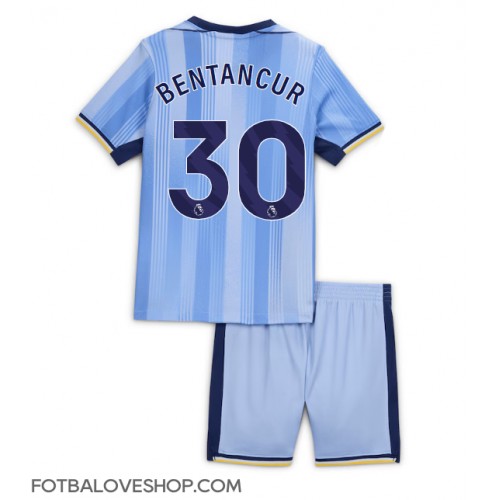 Tottenham Hotspur Rodrigo Bentancur #30 Dětské Venkovní Dres 2024-25 Krátký Rukáv (+ trenýrky)