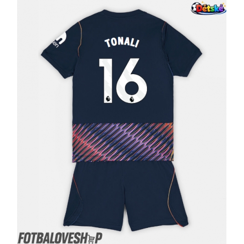 Tottenham Hotspur Sandro Tonali #16 Dětské Venkovní Dres 2026-27 Krátký Rukáv (+ trenýrky)