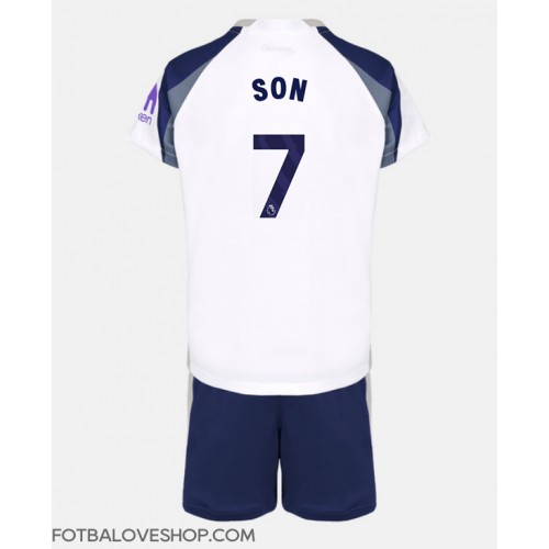 Tottenham Hotspur Son Heung-min #7 Dětské Domácí Dres 2025-26 Krátký Rukáv (+ trenýrky)