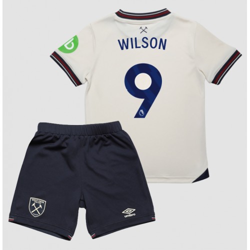West Ham United Callum Wilson #9 Dětské Venkovní Dres 2025-26 Krátký Rukáv (+ trenýrky)