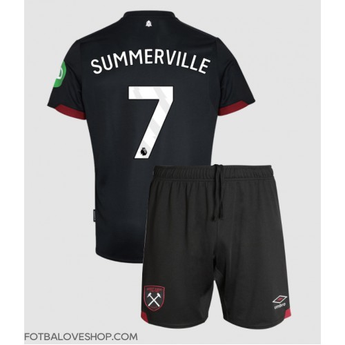 West Ham United Crysencio Summerville #7 Dětské Venkovní Dres 2024-25 Krátký Rukáv (+ trenýrky)