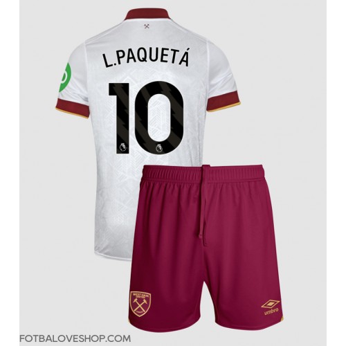 West Ham United Lucas Paqueta #10 Dětské Alternativní Dres 2024-25 Krátký Rukáv (+ trenýrky)