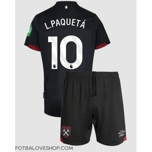 West Ham United Lucas Paqueta #10 Dětské Venkovní Dres 2024-25 Krátký Rukáv (+ trenýrky)