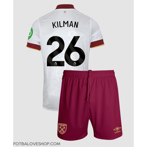 West Ham United Max Kilman #26 Dětské Alternativní Dres 2024-25 Krátký Rukáv (+ trenýrky)