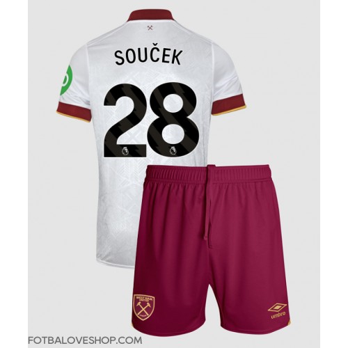 West Ham United Tomas Soucek #28 Dětské Alternativní Dres 2024-25 Krátký Rukáv (+ trenýrky)