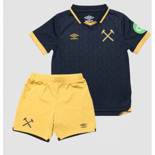 West Ham United Tomas Soucek #28 Dětské Alternativní Dres 2025-26 Krátký Rukáv (+ trenýrky)