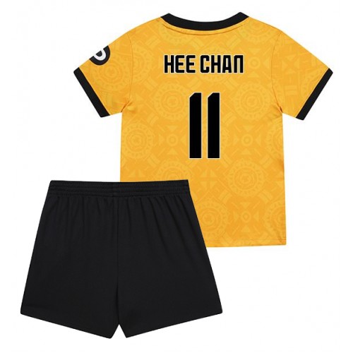 Wolves Hee-chan Hwang #11 Dětské Domácí Dres 2025-26 Krátký Rukáv (+ trenýrky)