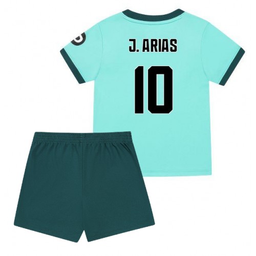 Wolves Jhon Arias #10 Dětské Venkovní Dres 2025-26 Krátký Rukáv (+ trenýrky)
