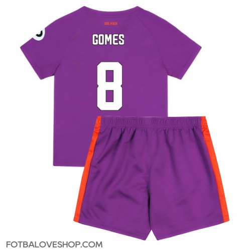 Wolves Joao Gomes #8 Dětské Alternativní Dres 2024-25 Krátký Rukáv (+ trenýrky)