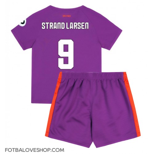 Wolves Jorgen Strand Larsen #9 Dětské Alternativní Dres 2024-25 Krátký Rukáv (+ trenýrky)