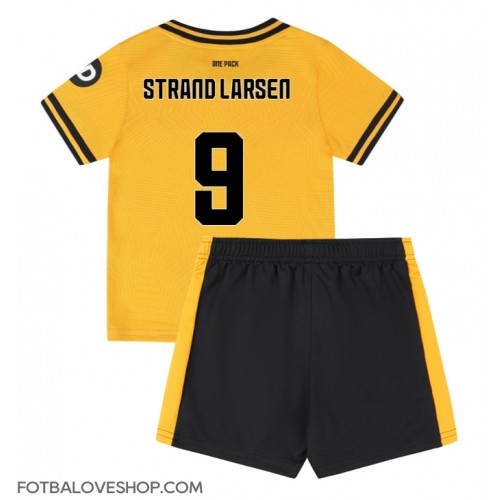Wolves Jorgen Strand Larsen #9 Dětské Domácí Dres 2024-25 Krátký Rukáv (+ trenýrky)