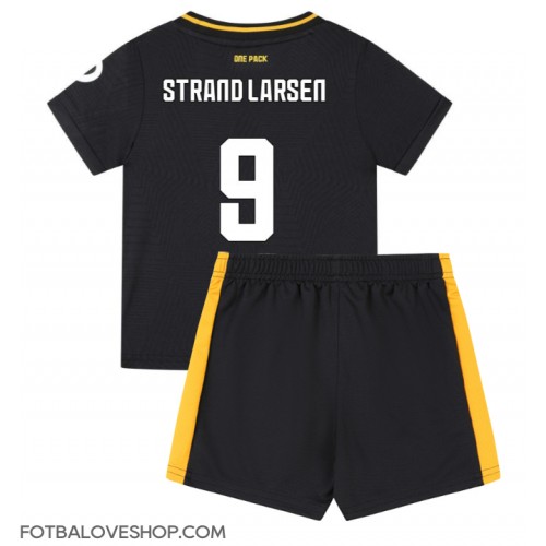 Wolves Jorgen Strand Larsen #9 Dětské Venkovní Dres 2024-25 Krátký Rukáv (+ trenýrky)