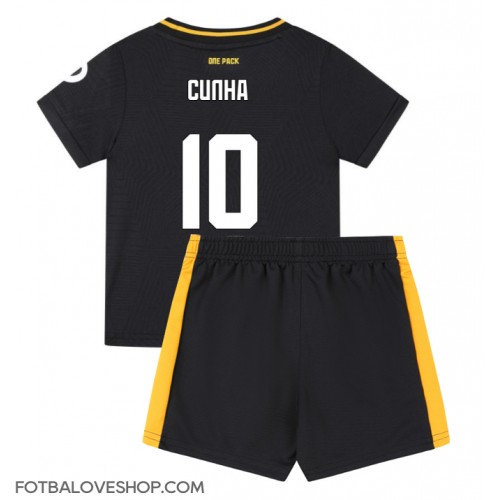 Wolves Matheus Cunha #10 Dětské Venkovní Dres 2024-25 Krátký Rukáv (+ trenýrky)