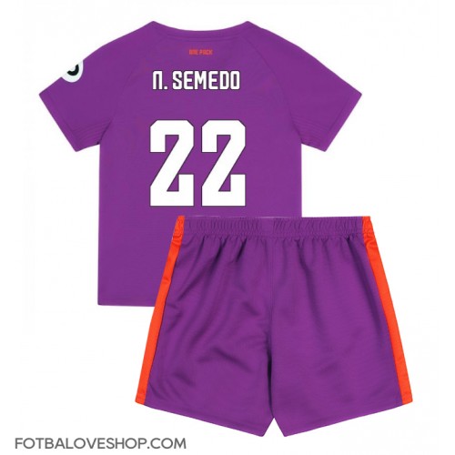 Wolves Nelson Semedo #22 Dětské Alternativní Dres 2024-25 Krátký Rukáv (+ trenýrky)
