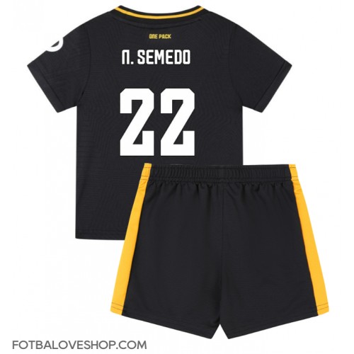 Wolves Nelson Semedo #22 Dětské Venkovní Dres 2024-25 Krátký Rukáv (+ trenýrky)