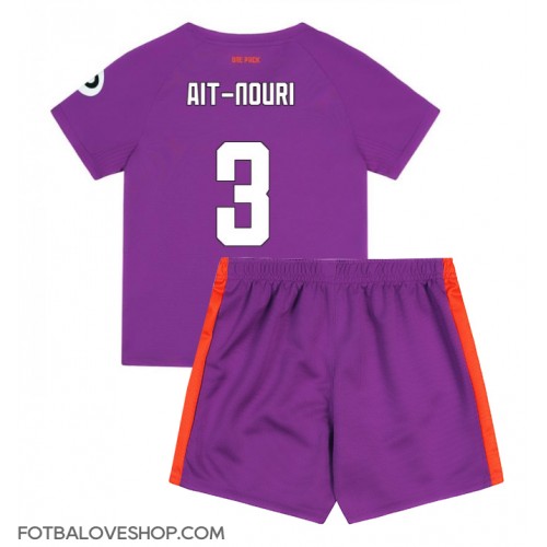 Wolves Rayan Ait-Nouri #3 Dětské Alternativní Dres 2024-25 Krátký Rukáv (+ trenýrky)