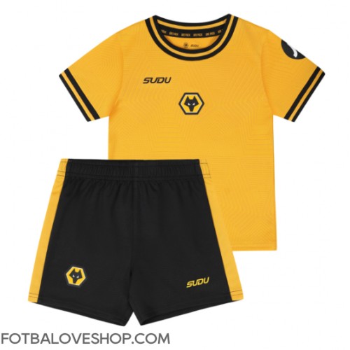 Wolves Rayan Ait-Nouri #3 Dětské Domácí Dres 2024-25 Krátký Rukáv (+ trenýrky)