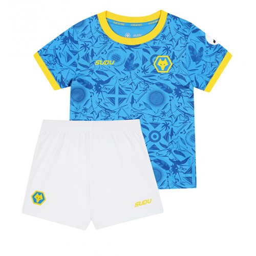 Wolves Tolu Arokodare #14 Dětské Alternativní Dres 2025-26 Krátký Rukáv (+ trenýrky)