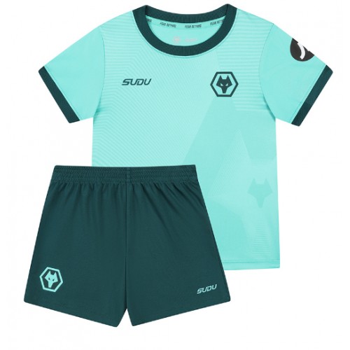 Wolves Tolu Arokodare #14 Dětské Venkovní Dres 2025-26 Krátký Rukáv (+ trenýrky)