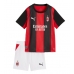 AC Milan Davide Bartesaghi #33 Dětské Domácí Dres 2026-27 Krátký Rukáv (+ trenýrky)
