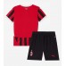 AC Milan Dětské Domácí Dres 2024-25 Krátký Rukáv (+ trenýrky)