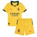 AC Milan Santiago Gimenez #7 Dětské Alternativní Dres 2025-26 Krátký Rukáv (+ trenýrky)
