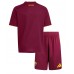 AS Roma Dětské Domácí Dres 2025-26 Krátký Rukáv (+ trenýrky)