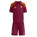 AS Roma Lorenzo Pellegrini #7 Dětské Domácí Dres 2025-26 Krátký Rukáv (+ trenýrky)