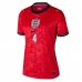 Anglie Declan Rice #4 Dámské Venkovní Dres MS 2026 Krátký Rukáv