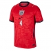 Anglie Declan Rice #4 Venkovní Dres MS 2026 Krátký Rukáv