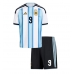Argentina Julian Alvarez #9 Dětské Domácí Dres MS 2026 Krátký Rukáv (+ trenýrky)