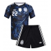 Argentina Lautaro Martinez #22 Dětské Venkovní Dres MS 2026 Krátký Rukáv (+ trenýrky)