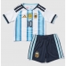 Argentina Lionel Messi #10 Dětské Domácí Dres MS 2026 Krátký Rukáv (+ trenýrky)