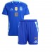 Argentina Lionel Messi #10 Dětské Venkovní Dres Copa America 2024 Krátký Rukáv (+ trenýrky)