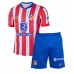 Atletico Madrid Antoine Griezmann #7 Dětské Domácí Dres 2024-25 Krátký Rukáv (+ trenýrky)