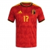 Belgie Charles De Ketelaere #17 Domácí Dres MS 2026 Krátký Rukáv