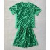 Brazílie Brankářské Dětské Domácí Dres Copa America 2024 Krátký Rukáv (+ trenýrky)