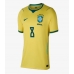 Brazílie Bruno Guimaraes #8 Dámské Domácí Dres MS 2026 Krátký Rukáv