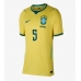 Brazílie Casemiro #5 Dámské Domácí Dres MS 2026 Krátký Rukáv