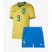 Brazílie Casemiro #5 Dětské Domácí Dres MS 2026 Krátký Rukáv (+ trenýrky)
